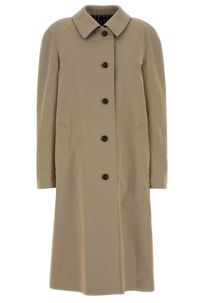 Miu Miu Button-Up Long Coat