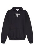 Vetements Polizei Printed Drawstring Hoodie