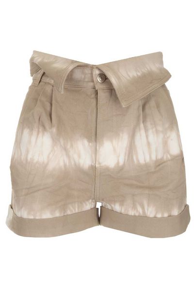 Stella McCartney Folded Waistband Denim Shorts