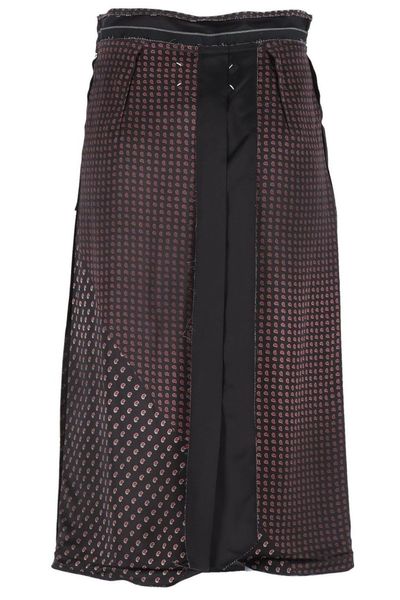Maison Margiela Paisley Print Midi Skirt