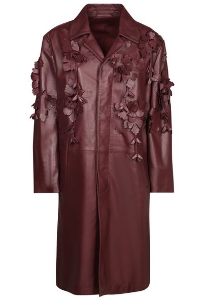 Alberta Ferretti Floral Appliqué Coat