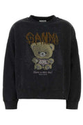 Ganni Isoli Oversized Teddy Sweatshirt