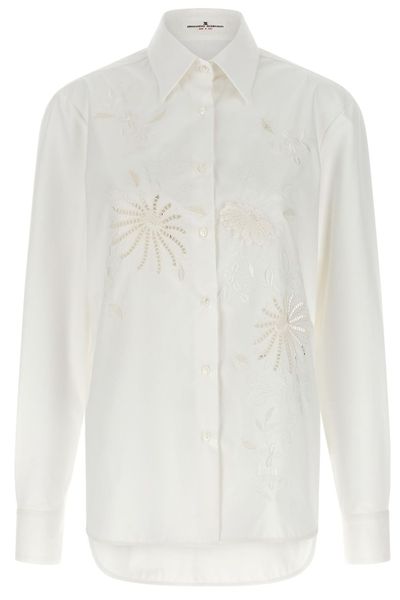 Ermanno Scervino Long Sleeve Embroidery Shirt