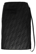 Courrèges Zipped Lace Skirt