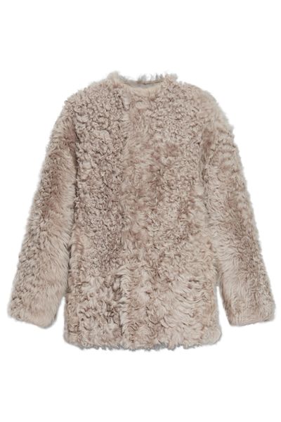 AMI Paris Shearling Short Coat