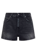 Haikure High-Waist Denim Shorts