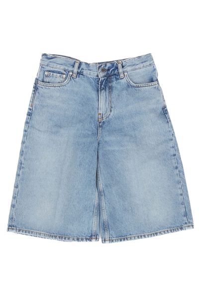 Totême Logo Patch Denim Shorts