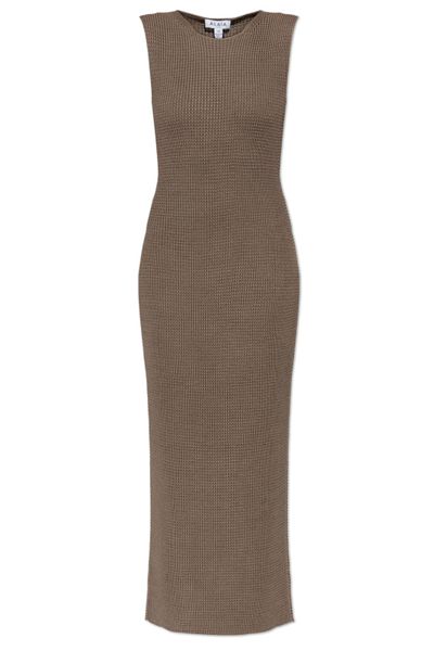 Alaïa Sleeveless Ribbed Knitted Dress