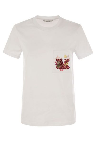 Max Mara Nunzio Logo Embellished Crewneck T-Shirt