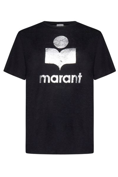 Isabel Marant Étoile Zewel Logo Printed Crewneck T-Shirt
