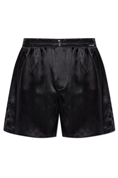 Dolce & Gabbana Elastic Waist Satin Boxer Shorts