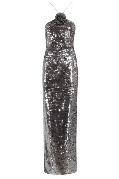 Magda Butrym Sequin Halter Dress