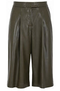 Alpha Studio Pleated Bermuda Shorts