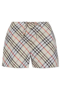 Burberry Checked Drawstring Pyjama Shorts