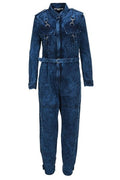 Stella McCartney Bleached Effect Denim Jumpsuit