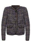 Etro Fringed Pocket Tweed Blazer