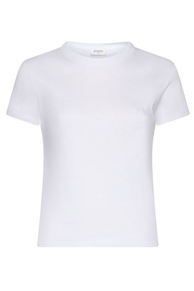 Saint Laurent Cassandre Crewneck T-Shirt
