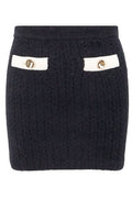Self-Portrait Knitted Mini Skirt