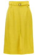 Jil Sander Belted Midi Skirt