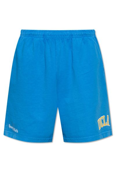 Sporty & Rich UCLA Printed Elasticated Waistband Shorts