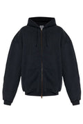 Vetements Zip-Up Drawstring Hoodie