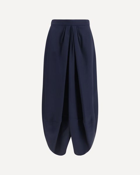 Giorgio Armani Pleated V-Hem Skirt