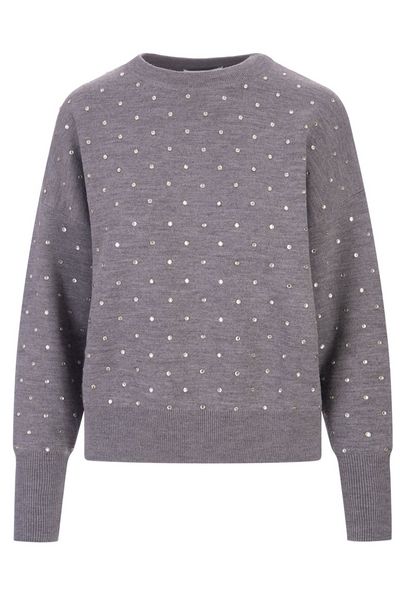 Paco Rabanne Embellished Crewneck Pullover