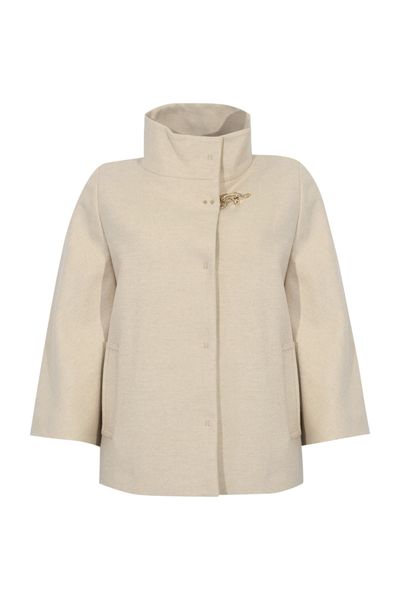 Fay High-Neck Coat