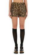 Stella McCartney Leopard Printed Shorts
