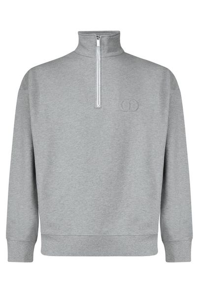 Dior Homme High Neck Zip Detailed Sweatshirt