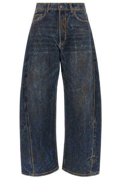 Giuseppe Di Morabito Rhinestone Wide-Leg Jeans
