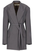Dries Van Noten Double-Breasted Belted Blazer