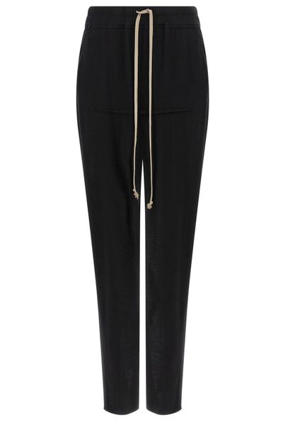 Rick Owens DRKSHDW Drawstring Fitted Maxi Skirt