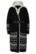 Moncler Grenoble Logo Embroidered Belted Coat