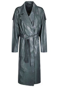 Desa 1972 Belted Leather Trench Coat