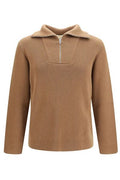 Valentino Half-Zipped Knitted Jumper
