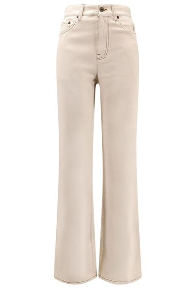 Burberry Logo Patch Flared Jeans
