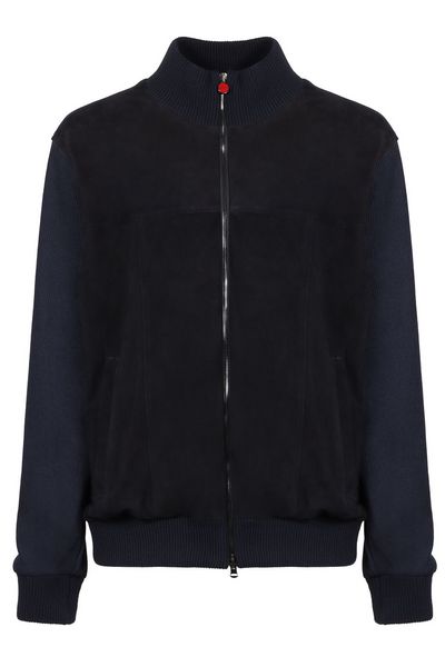 Kiton High Neck Zipped Cardigan