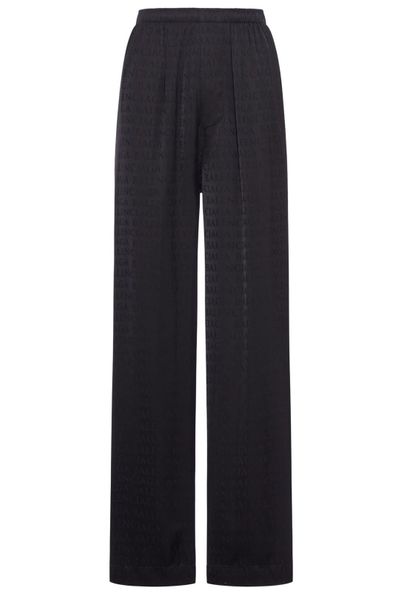 Balenciaga Monogrammed Straight-Leg Pants