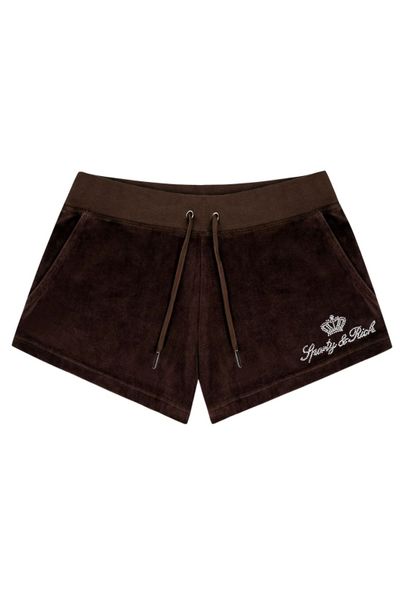 Juicy Couture Script Velour Shorts