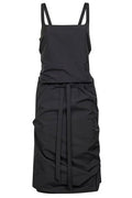 Diesel D-Sanat Open-Back Belted Dress