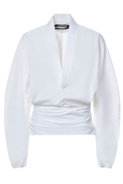 Jacquemus V-Neck Fitted Waist Shirt