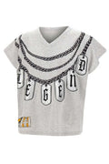 PDF Chain Graphic V-Neck T-Shirt