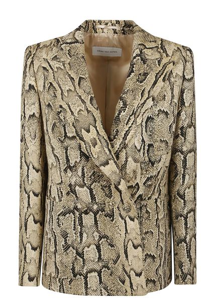 Dries Van Noten Snake Printed Jacket