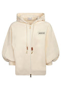 Moncler Logo Patch Zip-Up Hoodie