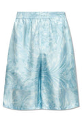 Versace Barocco-Printed Elasticated Waistband Shorts