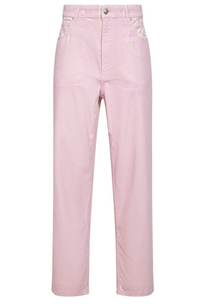 Marni Logo Patch Straight Leg Jeans