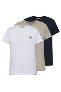 Moncler Logo Patch Three-Pack Of T-Shirts