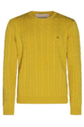 Valentino VLogo Plaque Cable-Knit Jumper