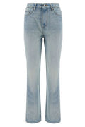 Ganni Straight-Leg Buttoned Jeans